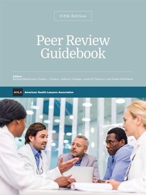 cover image of AHLA Peer Review Guidebook (AHLA Members)